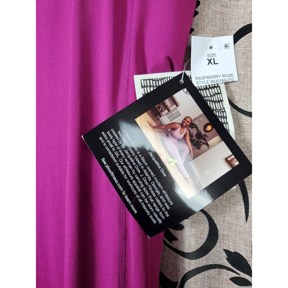 J.DOW FITNESS one piece bodysuit raspberry rose women's Size XL - Picture 5 of 7